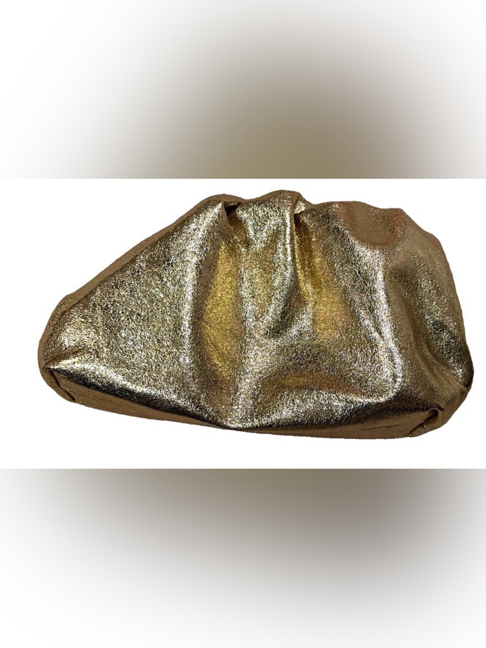 Metallic Gold Women's Clutch Bag